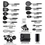 Heat Resistant Silicone Kitchen Utinsels Set - Image 2