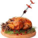 Meat Injector Kit, Plastic Marinade Turkey BBQ 1-oz Syringe - Image 7