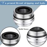 Sink Aerator Faucet Adapter Kit Brass Male and Female - Image 3