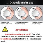 Magnetic Kitchen Timer Wind Up - Image 2