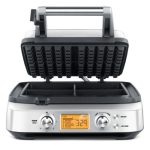 Breville Smart 4-Slice Waffle Maker, Silver