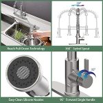 GOMYHOM Kitchen Faucet with Pull Down Sprayer - Image 4