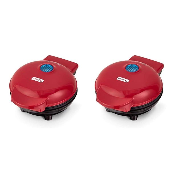 Dash Mini Maker Electric Round Griddle + Included Recipe Book