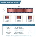 Artoid Mode Watercolor Strips and Stars Table Runner - Image 7