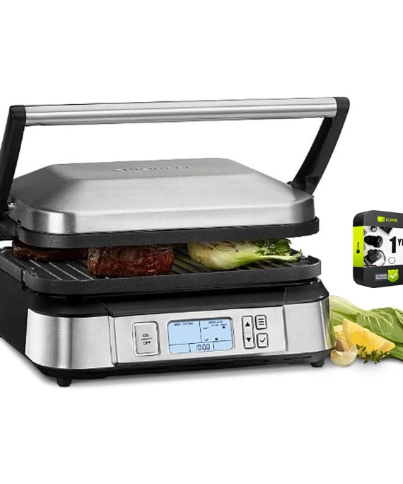 Cuisinart Smokeless Contact Griddler: Enjoy Grease-Free Grilling Anywhere