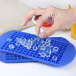 3 Pack Mini Silicone Ice Cubes Tray - 160 Grids for Chilling Drinks - Image 4