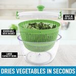 Zulay Kitchen Salad Spinner Large 5L Capacity - Image 2