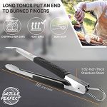 Extra Long (16 Inch) Stainless Steel Tongs For Grilling - Image 5