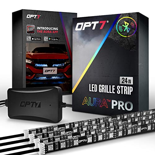 OPT7 Aura PRO Bluetooth 4pc LED Lighting Kit for Grille
