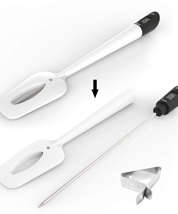 Candy Thermometer Spatula with Pot Clip & 9" Probe