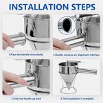 Kndatle Stainless Steel Pancake Batter Dispenser - Image 7