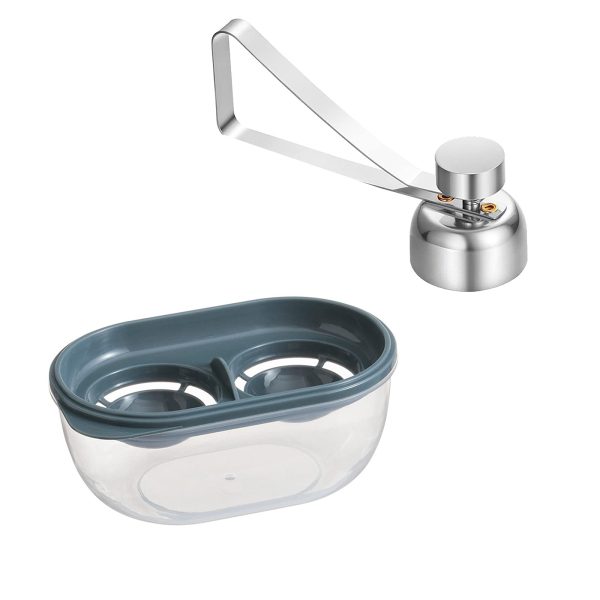 JLIAN MIOR Egg Yolk White Separator and Egg Topper Cutter Set
