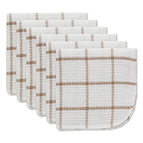 DII Scrubber Dishcloths Collection Windowpane Dishrag Set