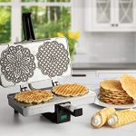 Polished Electric Baker Press Makes Two 5-Inch Cookies at Once - Image 6