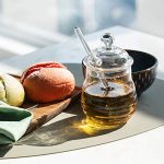 Honey Jar with Dipper and Lid Glass - Image 5