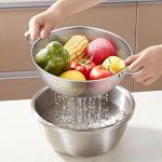 E-far Micro-Perforated Metal Colander Strainer - Image 7
