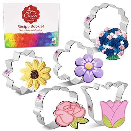 Flower Bouquet Cookie Cutter Set