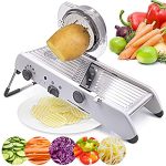 18 Types Adjustable Mandoline Slicer Stainless Steel
