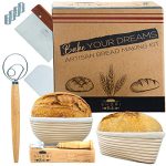 Shori Bake Bread Banneton Proofing Basket Set