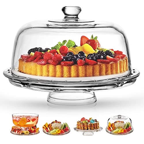 Royalty Art European Cake Stand with Dome