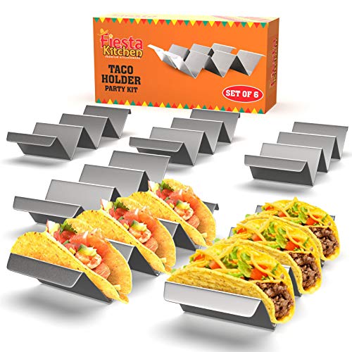 Taco Holder Stand - Set of 6 - Oven & Grill Safe