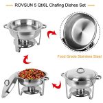 Packed Full Size Stainless Steel Chafing Dish Buffet Set - Image 2