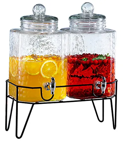 Gallon Each Glass Beverage Drink Dispensers