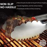 Extra Long (16 Inch) Stainless Steel Tongs For Grilling - Image 6