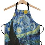 WONDERTIFY Van Gogh Classic Arts Starry Night Apron