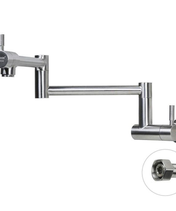 Commercial Wall Mount Kitchen Sink Faucet