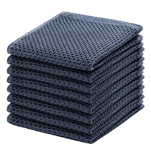 8-Pack Waffle Weave Ultra Soft Absorbent Dish Towels