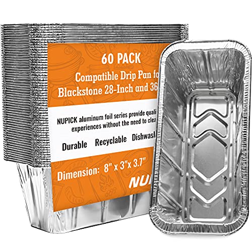 NUPICK 60 Pack Grease Cup Liners for Blackstone
