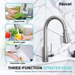 Pull Down Faucet Spray Head 3 Modes Replacement - Image 4