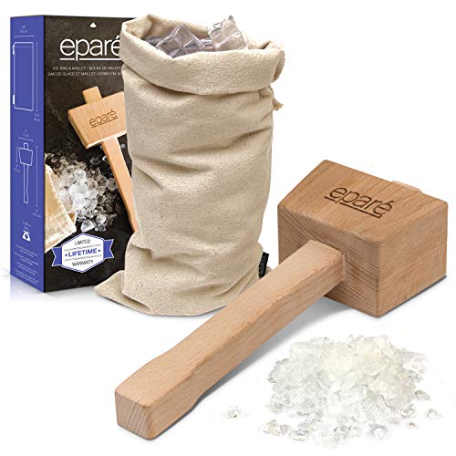 Manual Ice Crusher Wooden Hammer
