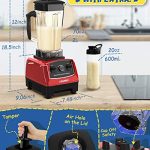 1500 Watt Commercial Blenders for Kitchen - Image 6