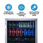 177 Cans Large Beverage Refrigerator Cooler - Image 2
