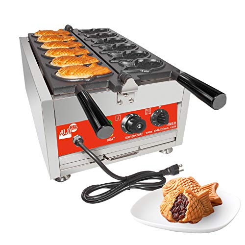 ALDKitchen Taiyaki Waffle Iron , Fish-Shaped Waffle Maker