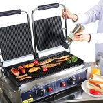 Commercial Sandwich Panini Press Temperature Control - Image 5