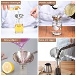 Stainless Steel Kitchen Funnels for Precise Pouring and Filling - Long-Handled Funnel Set - Image 2