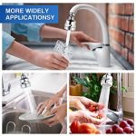 2Pcs 3 Mode Adjustable Faucet Sprayer Attachment - Image 6