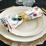 Ruvanti Kitchen Cloth Napkins 6 Pack 100% Cotton - Image 8
