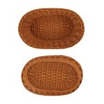 Poly-Wicker Woven Bread Baskets - Rustic Charm for Your Dining Experience - Image 5