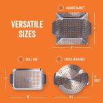 Yukon Glory 3-Piece Mini Grilling Basket Set - Image 3
