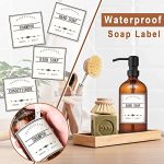 Amber Glass Soap Dispenser with Rustproof Matte Black Stainless Steel Pump - Image 5