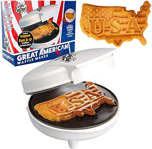 Non-stick USA Waffle Maker America Spirit