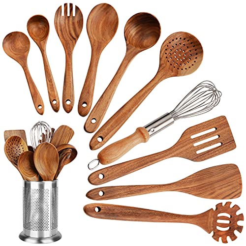 Wooden Utensils for Cooking Set