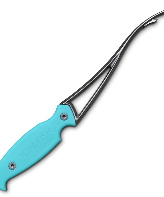 Toadfish Shrimp Deveiner Tool - Stainless steel blade with ergonomic recycled plastic handle, perfect for peeling, deveining, and butterflying shrimp