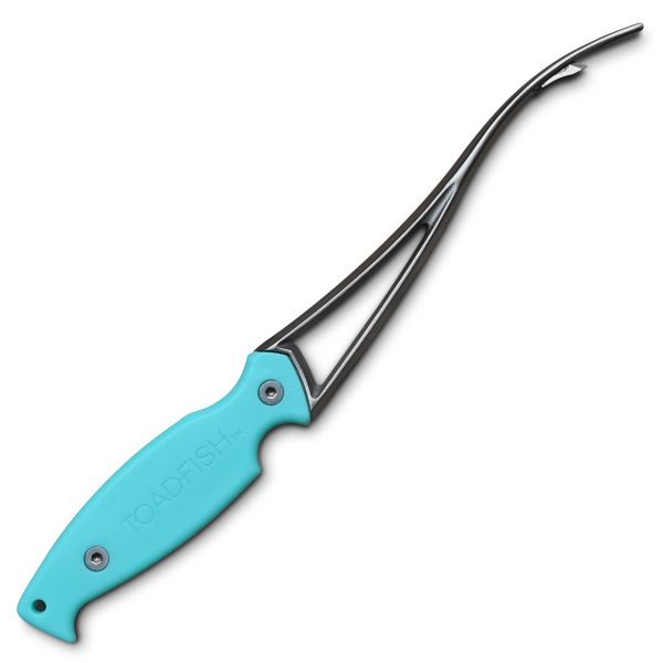 Toadfish Shrimp Deveiner Tool - Stainless steel blade with ergonomic recycled plastic handle, perfect for peeling, deveining, and butterflying shrimp