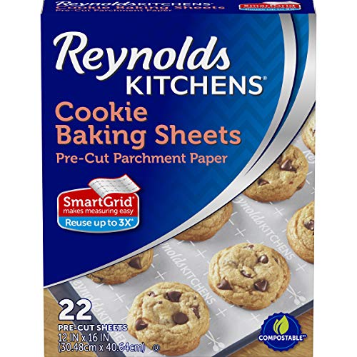 Pre-Cut Parchment Paper Cookie Baking Sheets