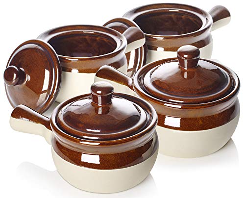 French Onion Ceramic Soup Bowls